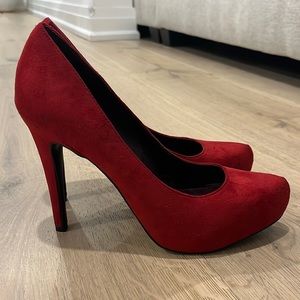 BCBG Red Pumps- only worn once